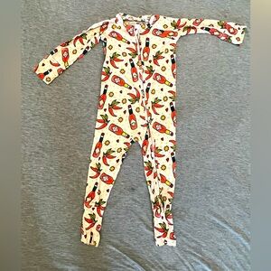 Bums & Roses Too Hot to Handle Convertible Romper